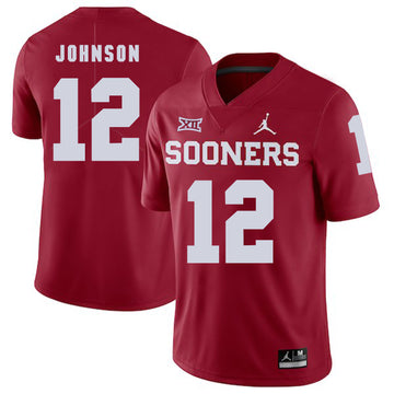 Will Johnson Oklahoma Sooners red jersey