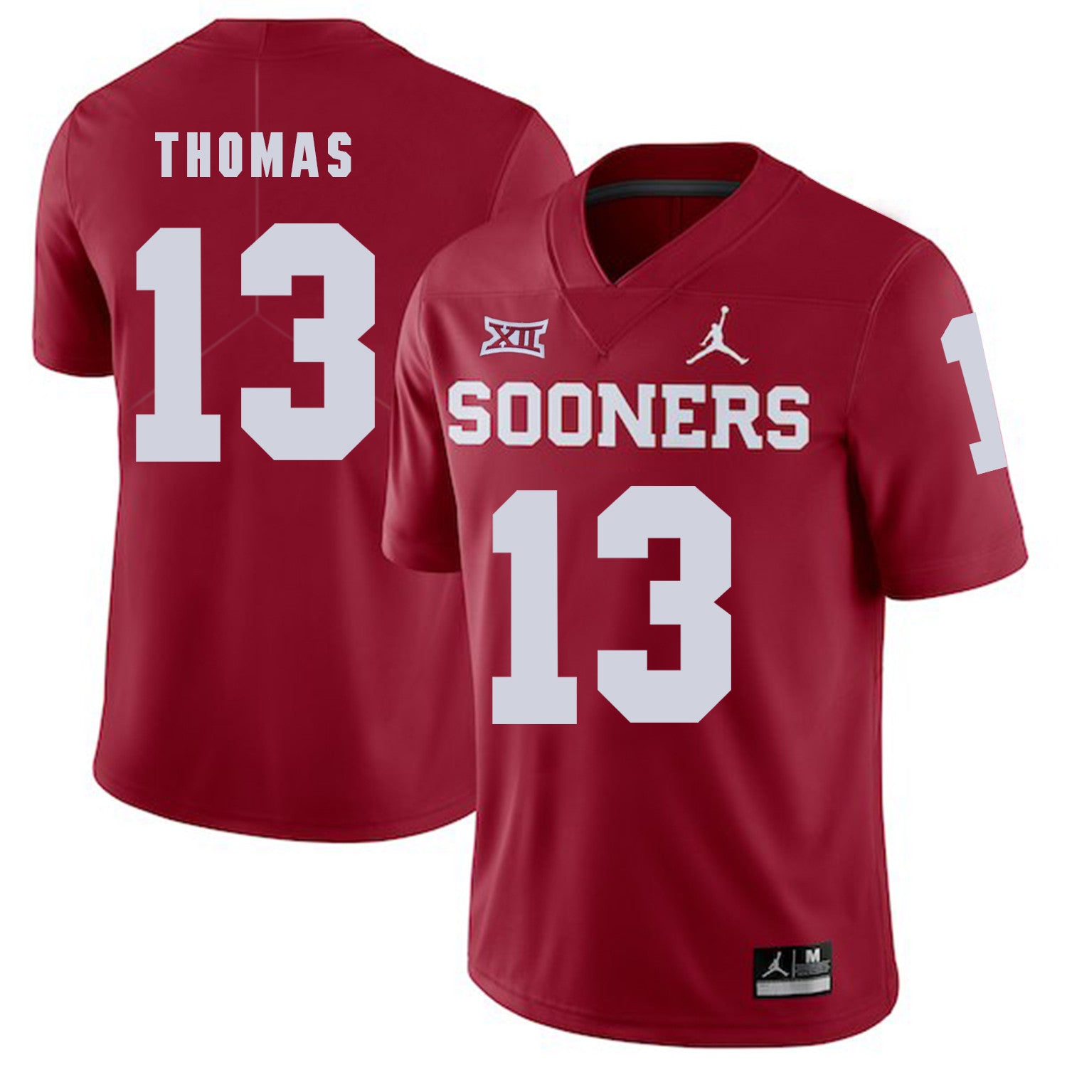 Ahmad Thomas Oklahoma Sooners red jersey