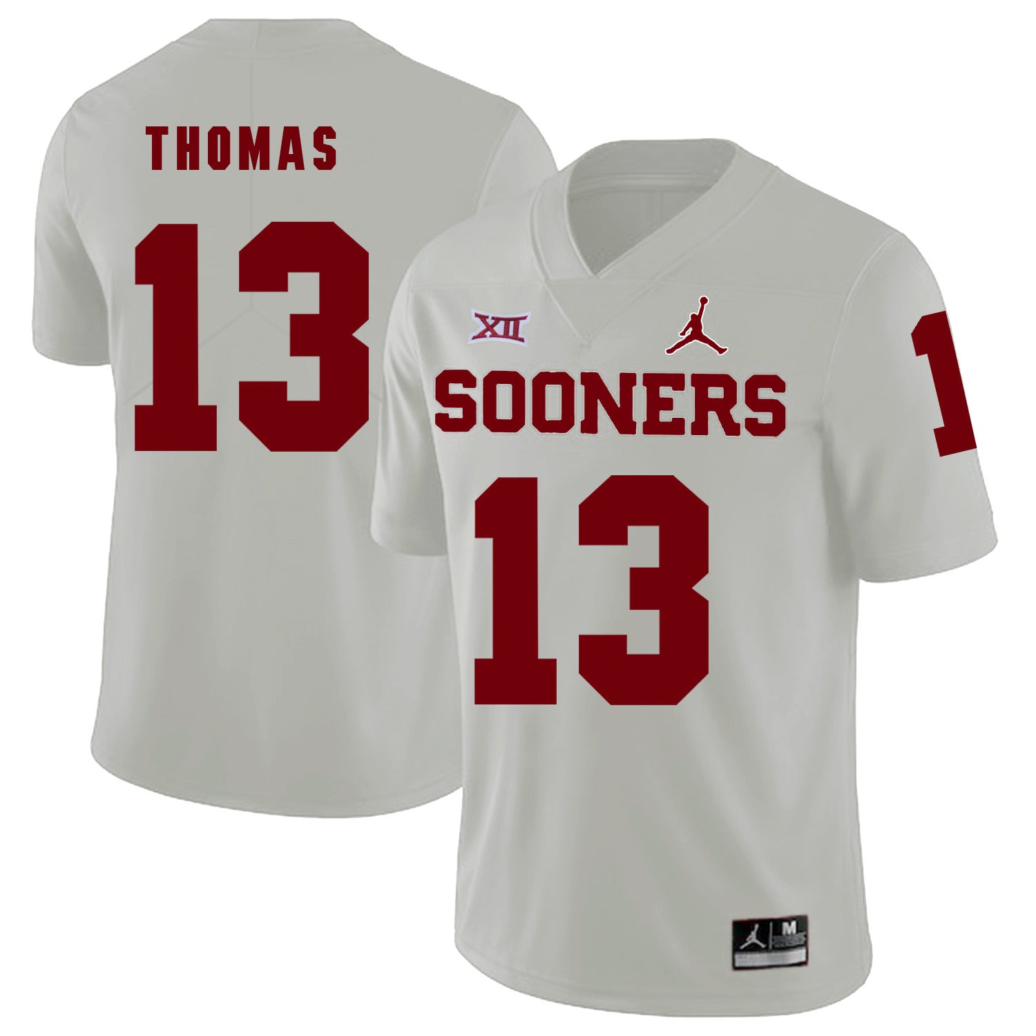 Ahmad Thomas Oklahoma Sooners white jersey