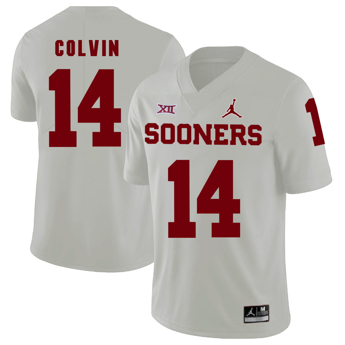 Aaron Colvin Oklahoma Sooners white jersey