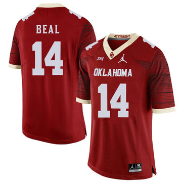 Emmanuel Beal Oklahoma Sooners red Game jersey
