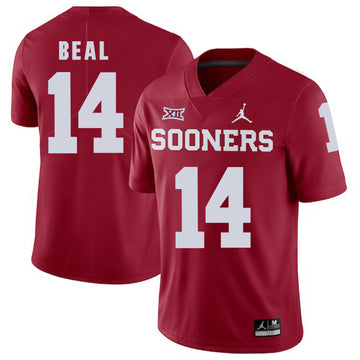 Emmanuel Beal Oklahoma Sooners red jersey
