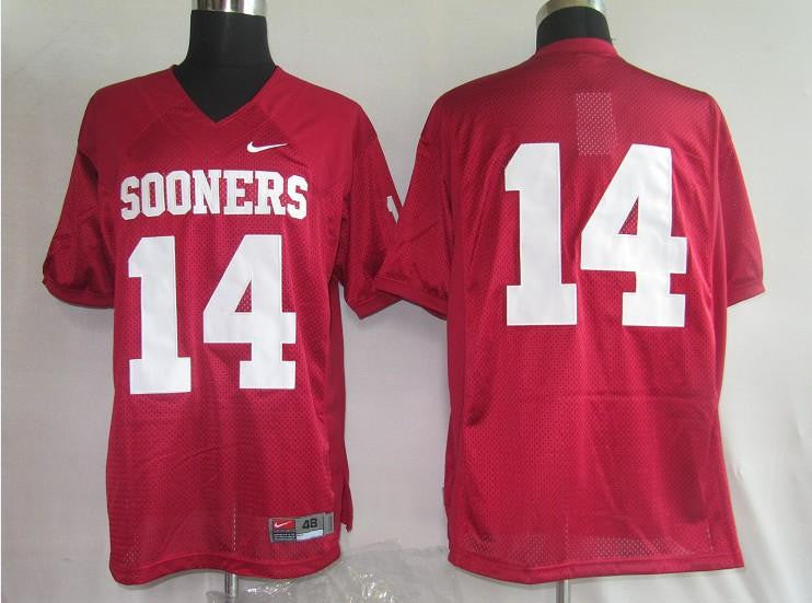 Oklahoma Sooners red jersey