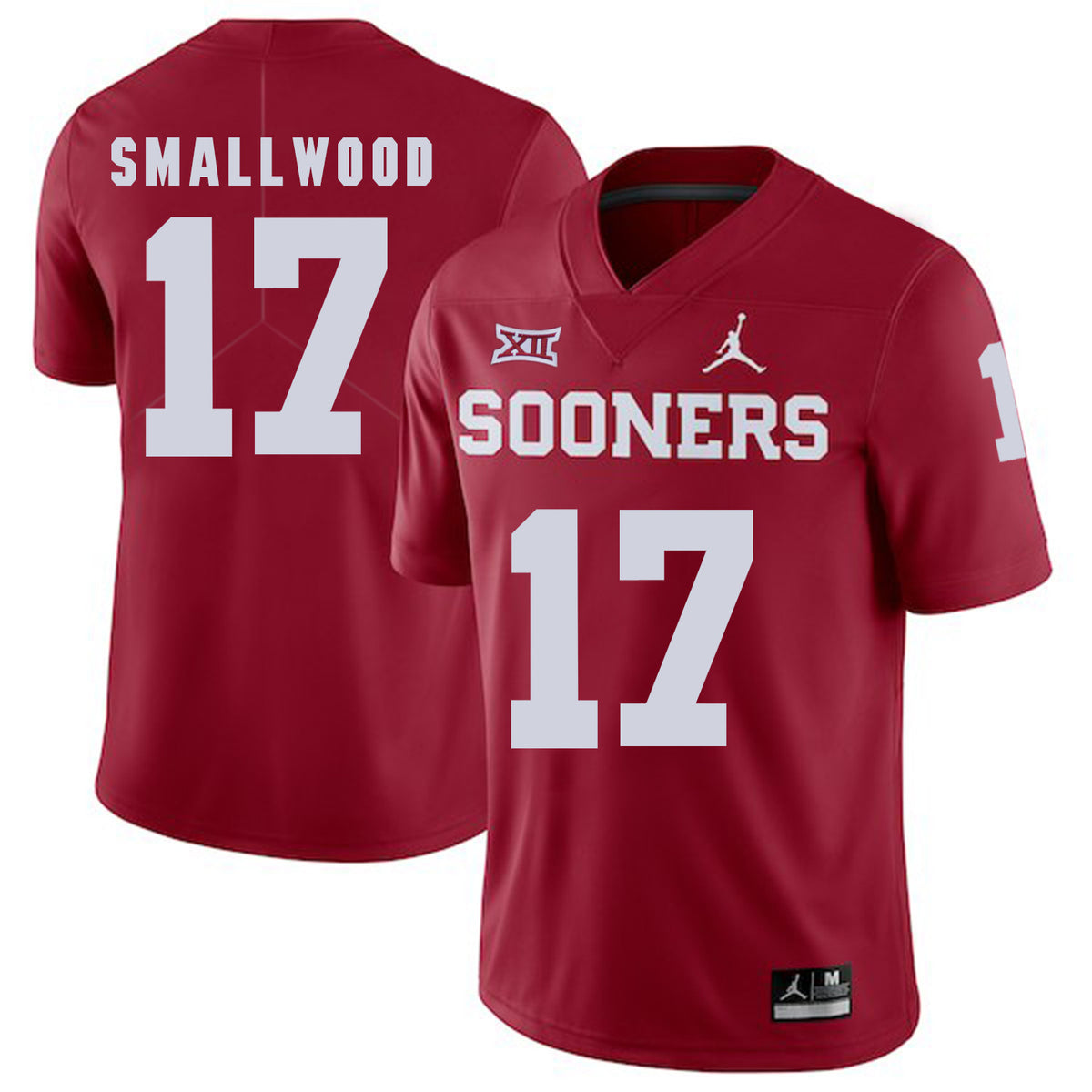 Jordan Smallwood Oklahoma Sooners red jersey