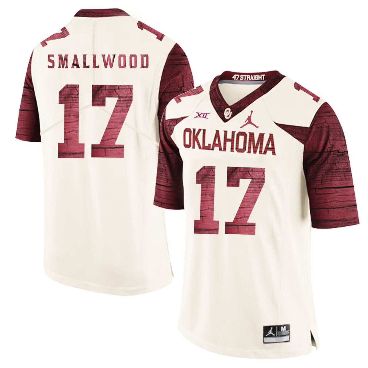 Jordan Smallwood Oklahoma Sooners white Game jersey