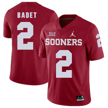 Jeff Badet Oklahoma Sooners red jersey