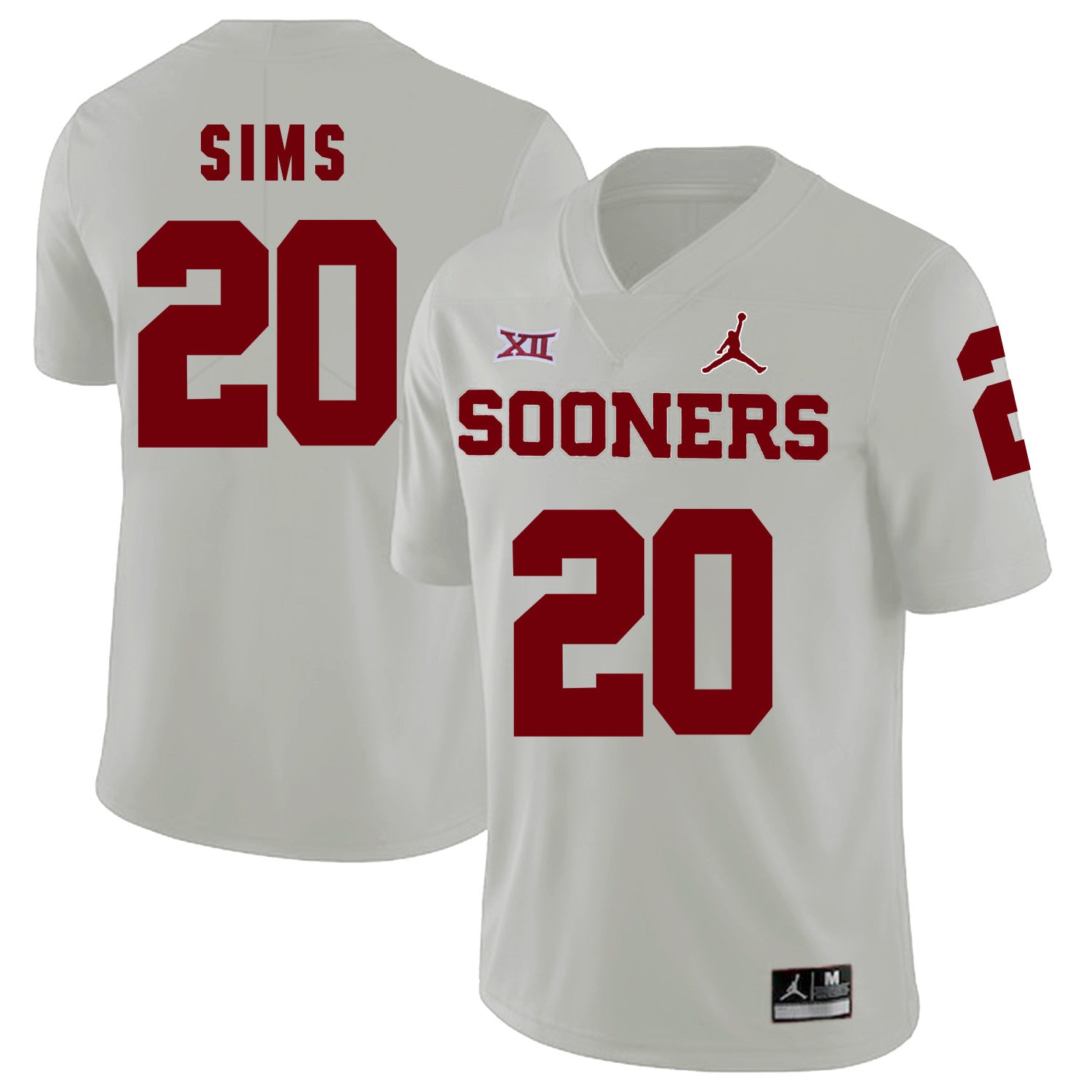 Billy Sims Oklahoma Sooners white jersey