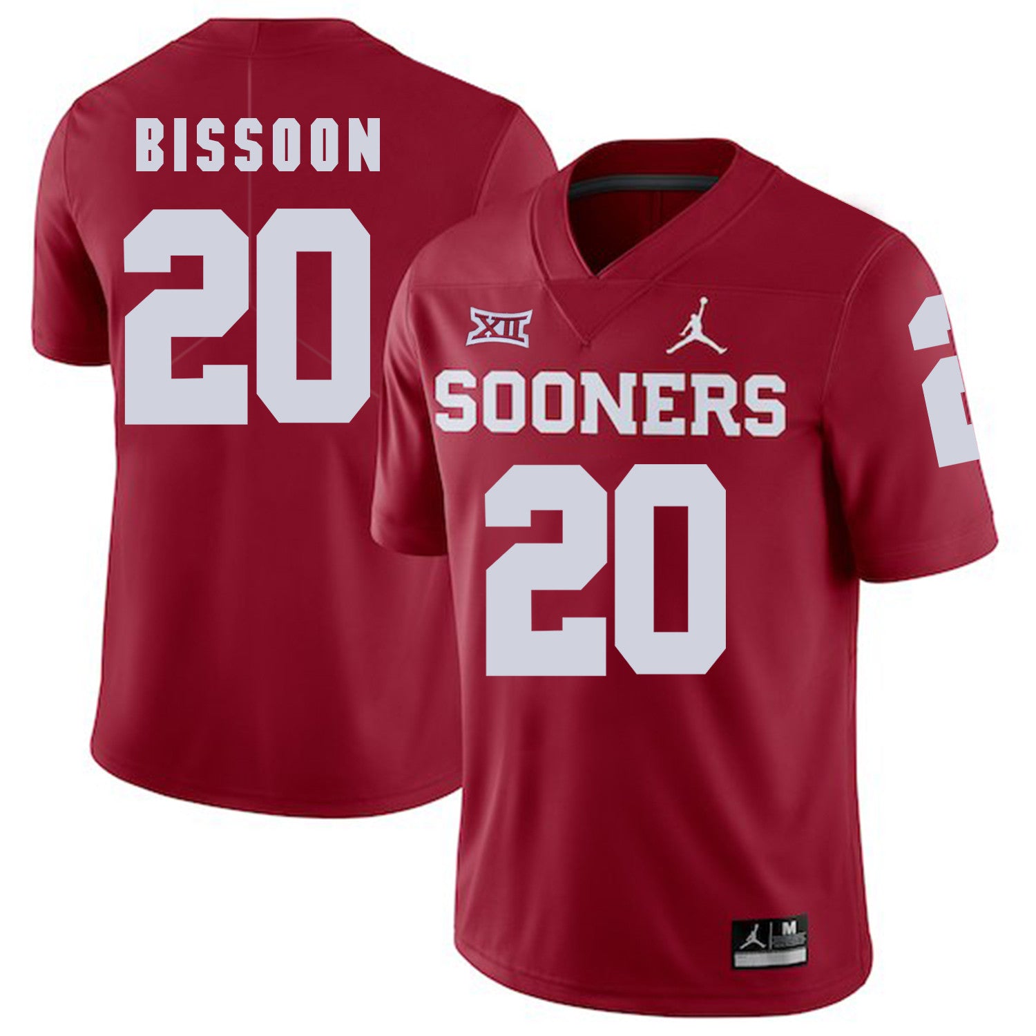 Najee Bissoon Oklahoma Sooners red jersey