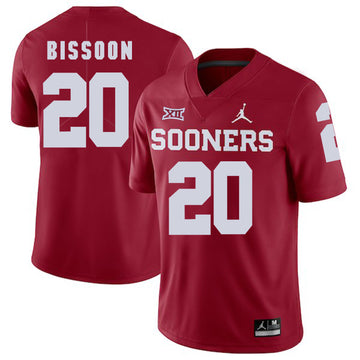 Najee Bissoon Oklahoma Sooners red jersey