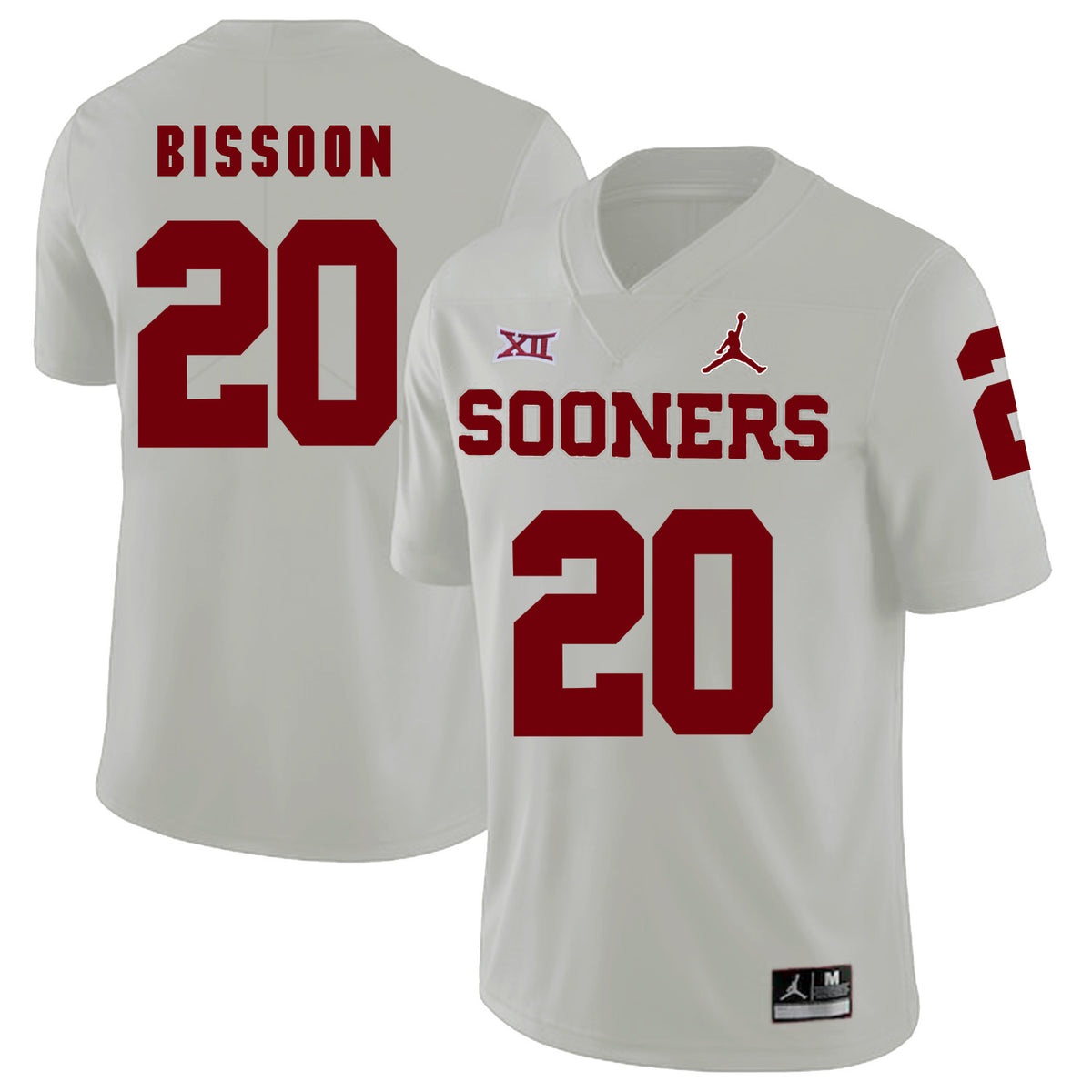 Najee Bissoon Oklahoma Sooners white jersey