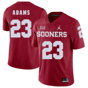 Abdul Adams Oklahoma Sooners red jersey