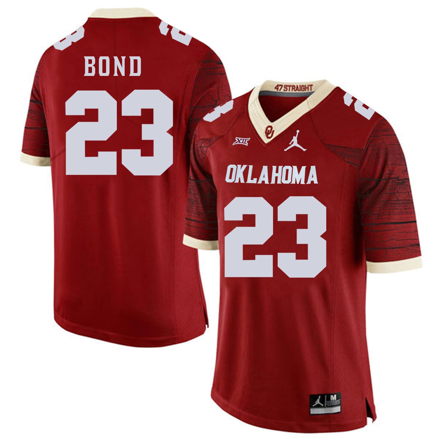 Devante Bond Oklahoma Sooners red Game jersey
