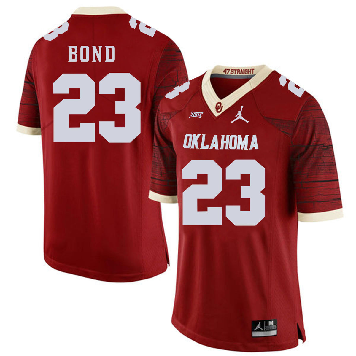 Devante Bond Oklahoma Sooners red Game jersey