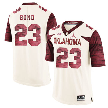 Devante Bond Oklahoma Sooners white Game jersey