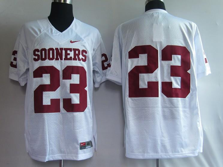 Oklahoma Sooners white jersey