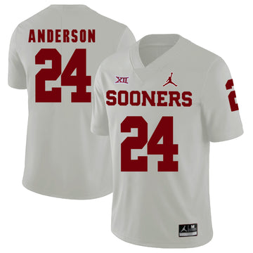Rodney Anderson Oklahoma Sooners white jersey
