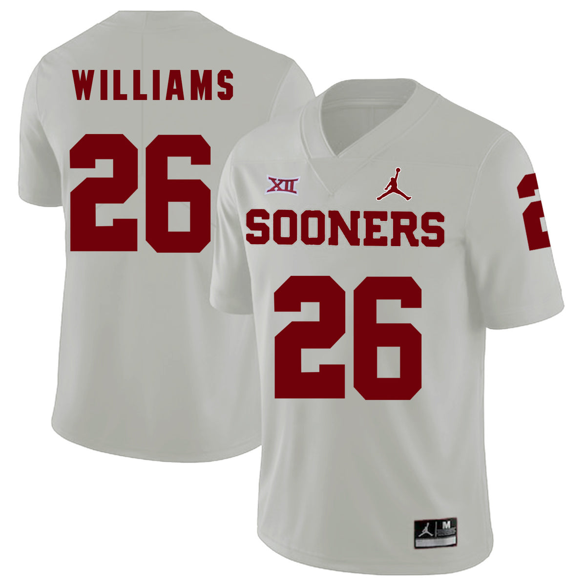 Damien Williams Oklahoma Sooners white jersey