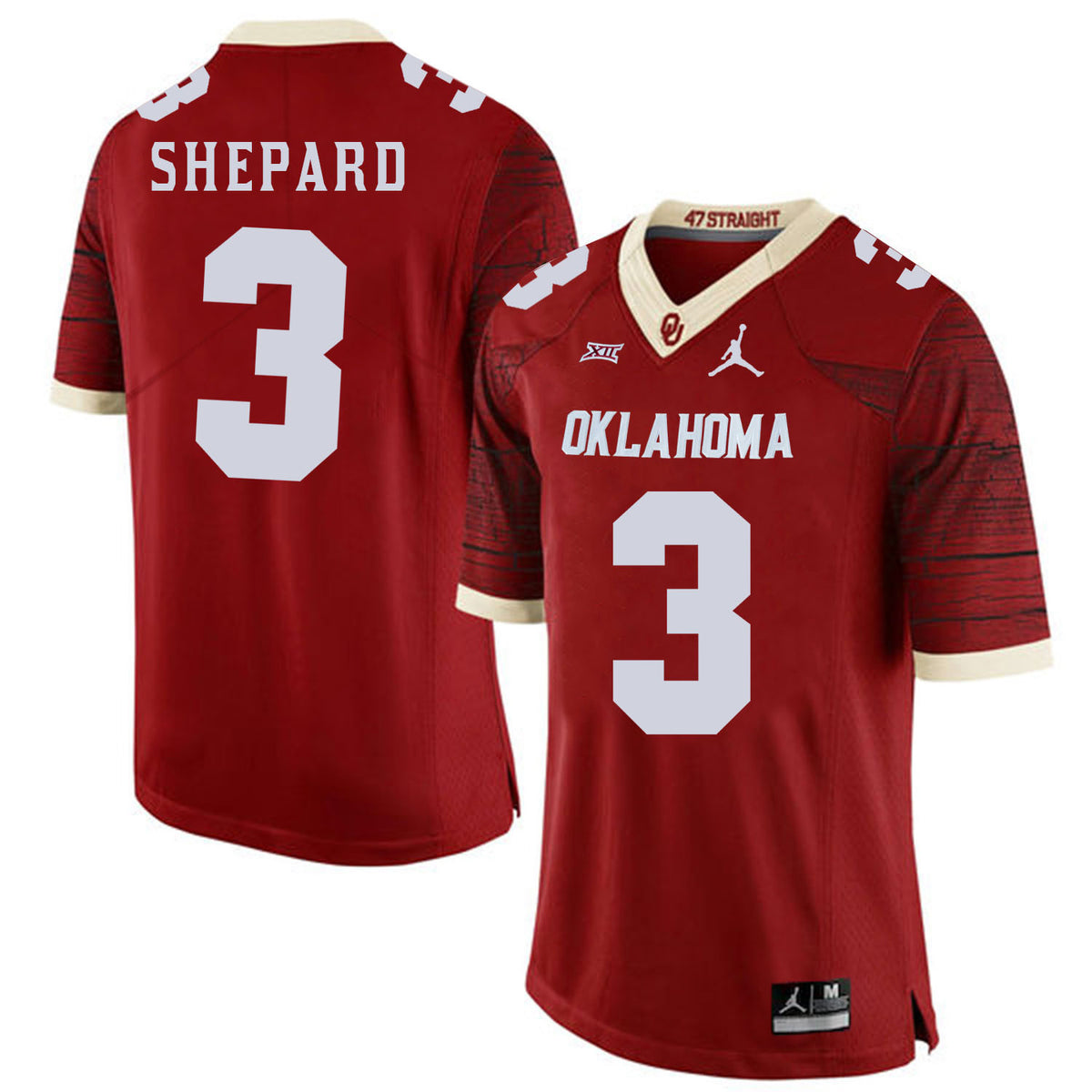 Sterling Shepard Oklahoma Sooners red Game jersey