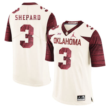 Sterling Shepard Oklahoma Sooners white Game jersey