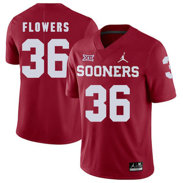 Dimitri Flowers Oklahoma Sooners red jersey