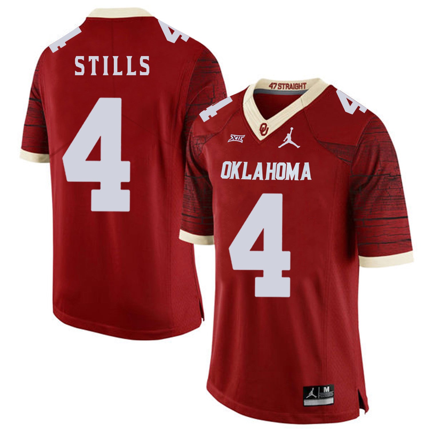 Kenny Stills Oklahoma Sooners red Game jersey