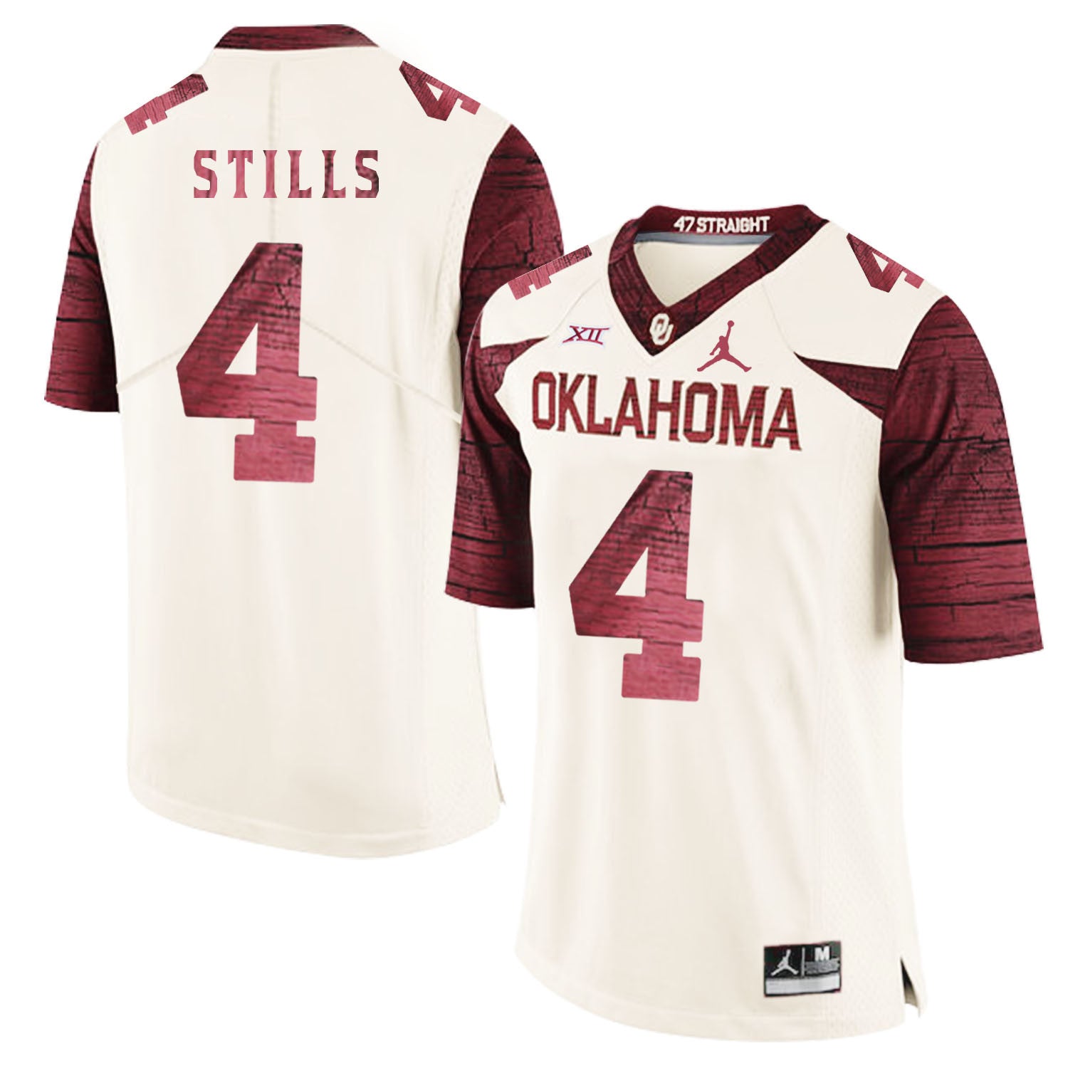 Kenny Stills Oklahoma Sooners white Game jersey