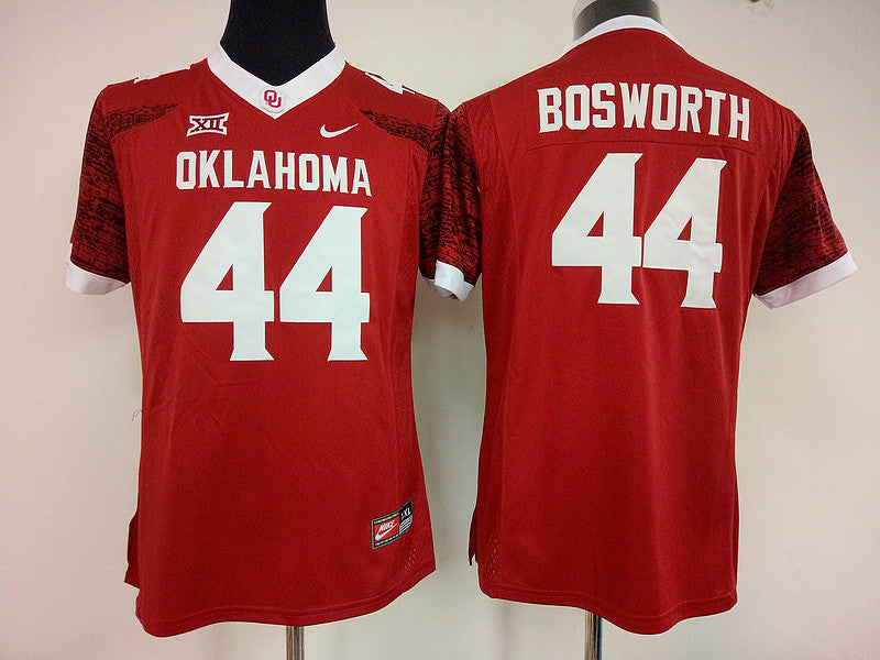 Brian Bosworth Oklahoma Sooners red jersey