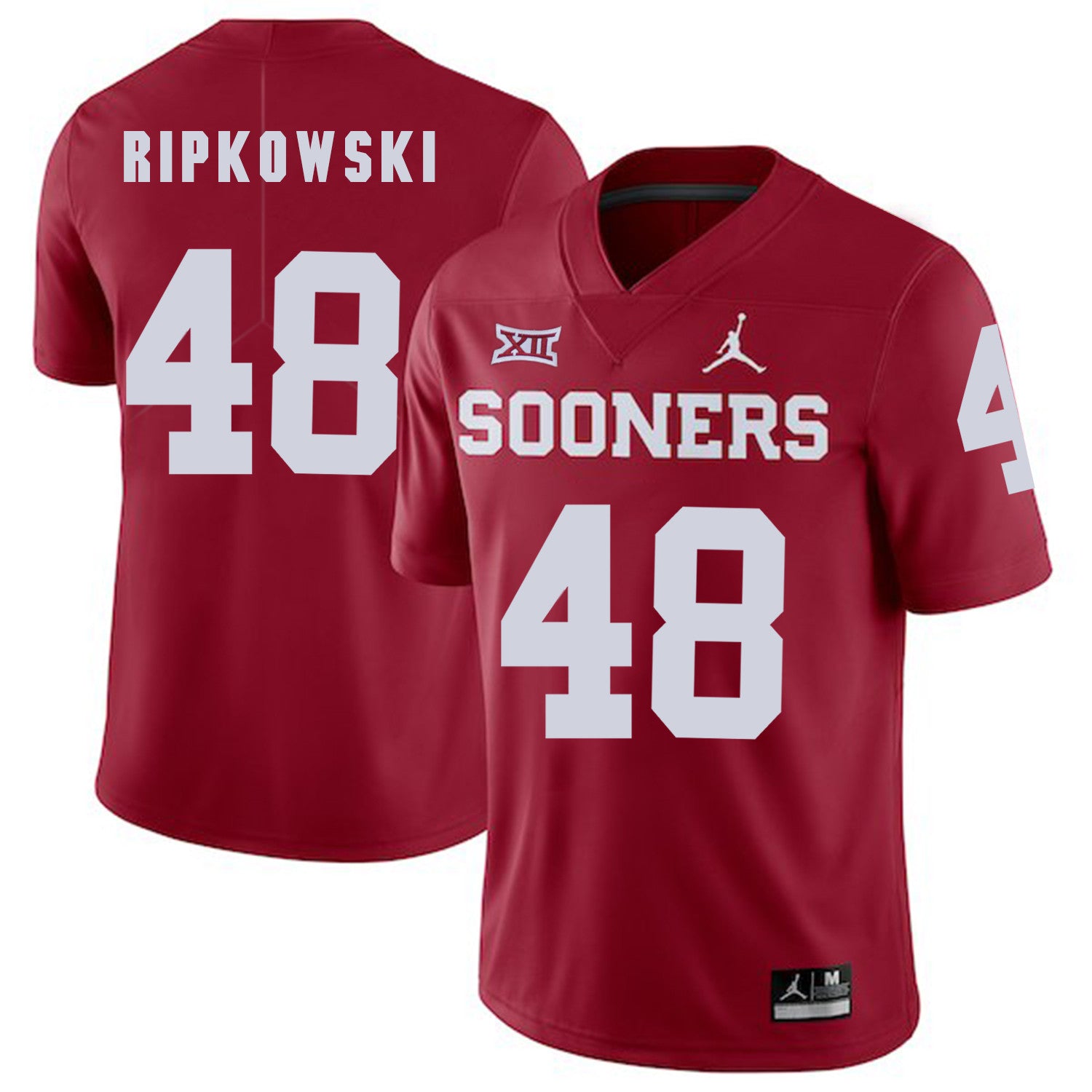 Aaron Ripkowski Oklahoma Sooners red jersey