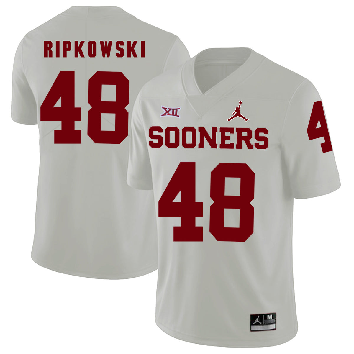 Aaron Ripkowski Oklahoma Sooners white jersey