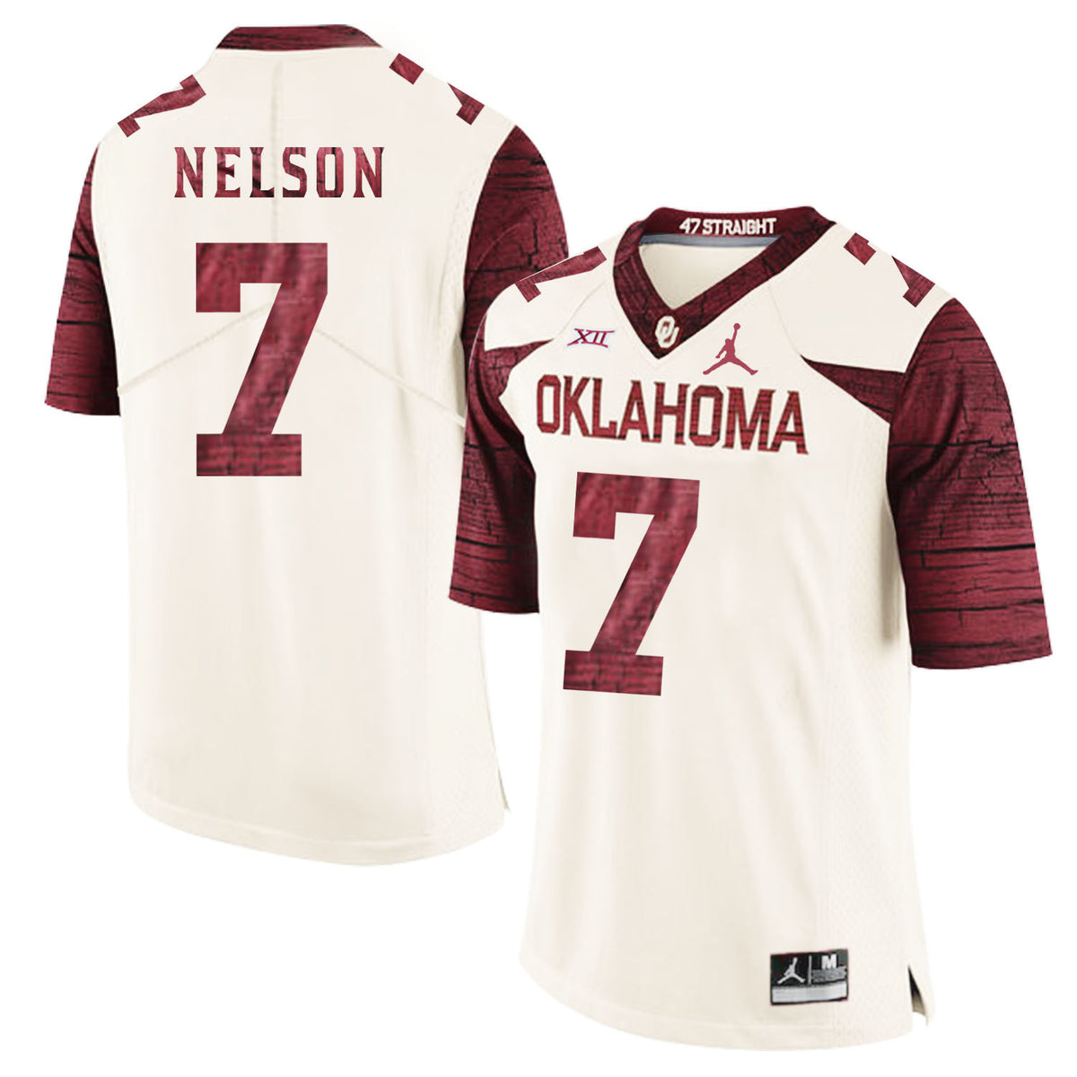 Corey Nelson Oklahoma Sooners white Game jersey