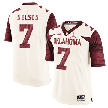Corey Nelson Oklahoma Sooners white Game jersey