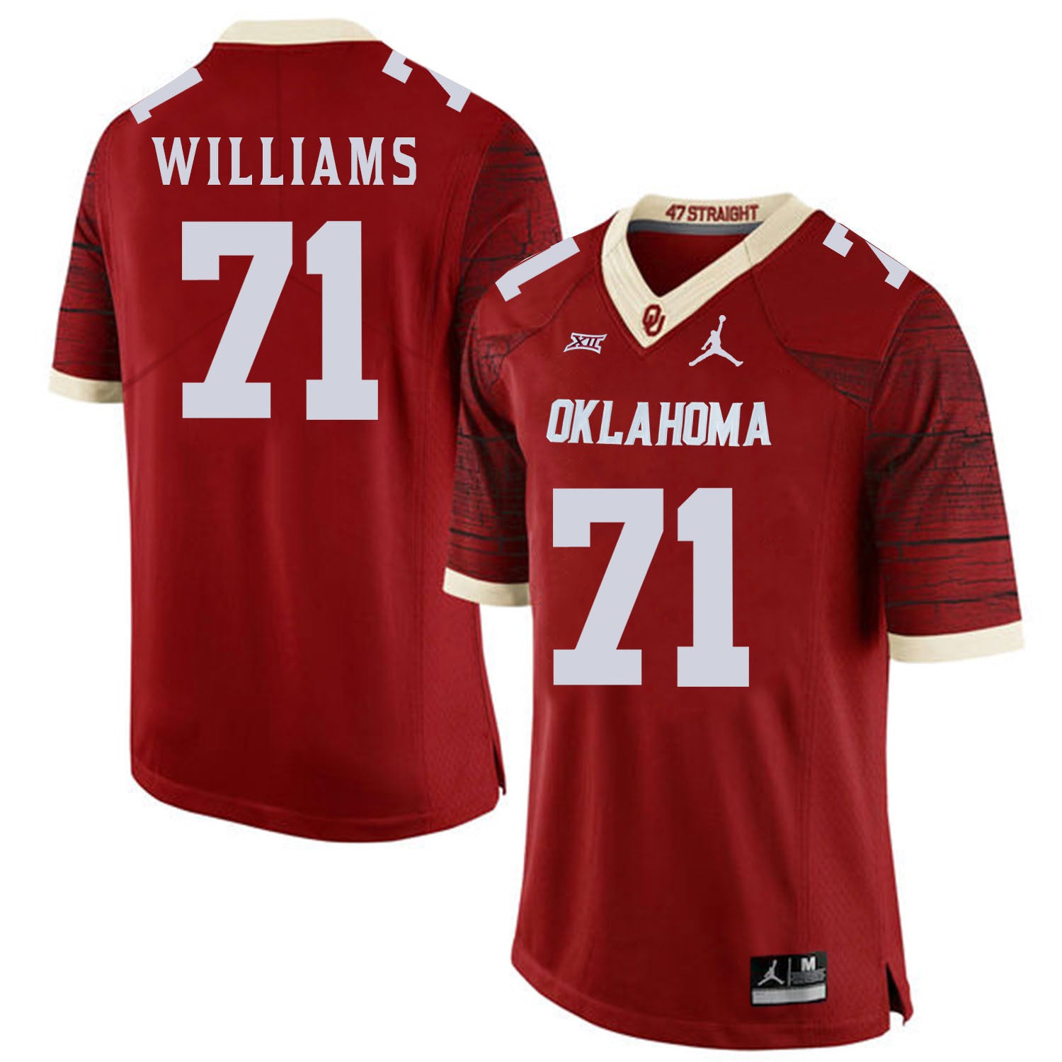 Trent Williams Oklahoma Sooners red Game jersey