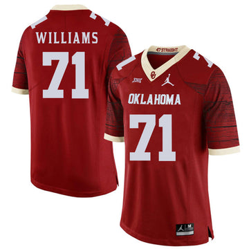 Trent Williams Oklahoma Sooners red Game jersey