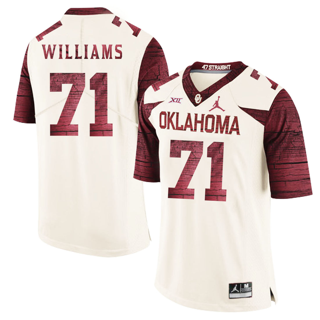 Trent Williams Oklahoma Sooners white Game jersey