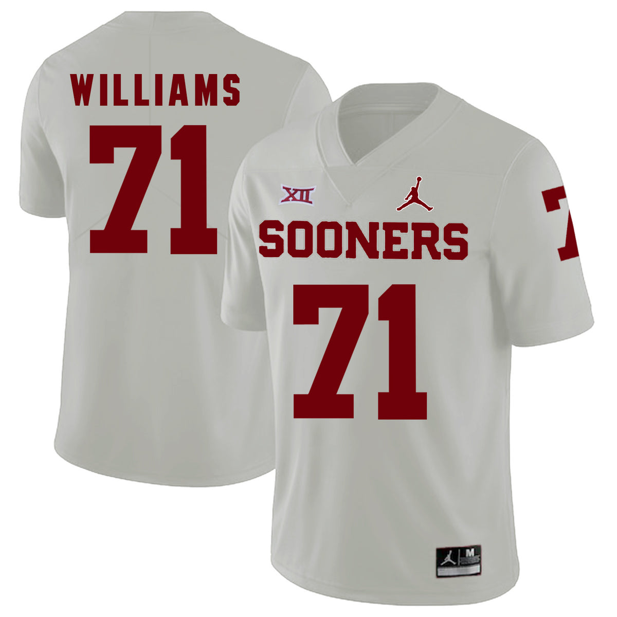Trent Williams Oklahoma Sooners white jersey