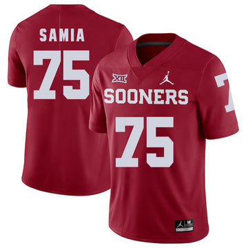 Dru Samia Oklahoma Sooners red jersey