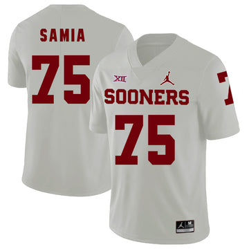 Dru Samia Oklahoma Sooners white jersey