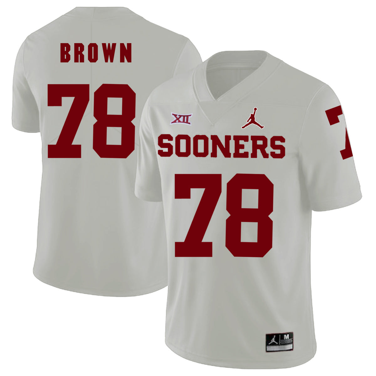 Orlando Brown Oklahoma Sooners white jersey