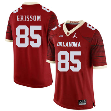 Geneo Grissom Oklahoma Sooners red Game jersey