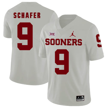Tanner Schafer Oklahoma Sooners white jersey