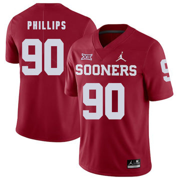 Jordan Phillips Oklahoma Sooners red jersey