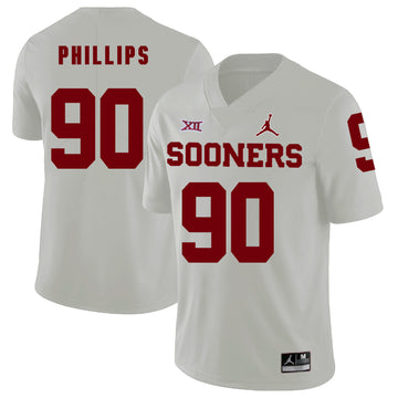 Jordan Phillips Oklahoma Sooners white jersey
