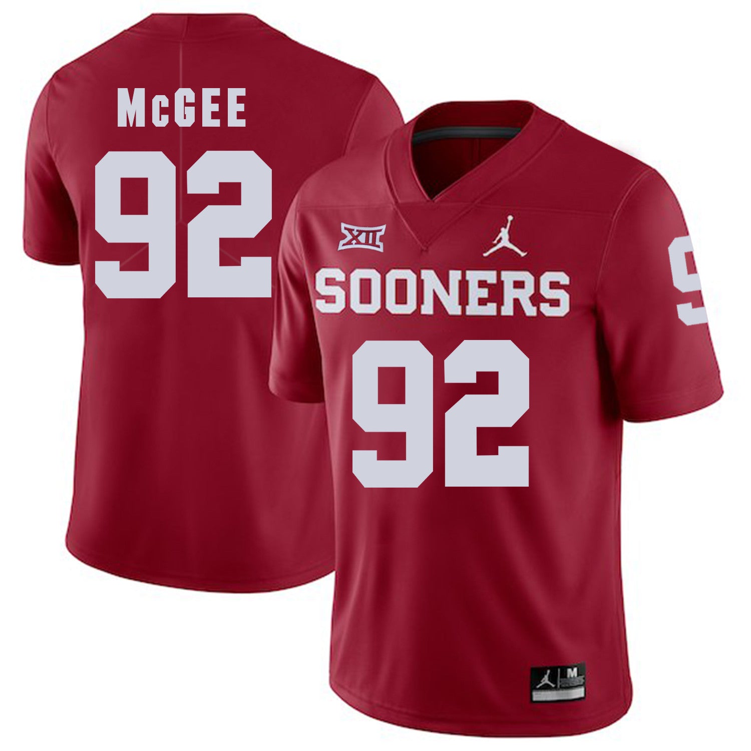 Stacy McGee Oklahoma Sooners red jersey
