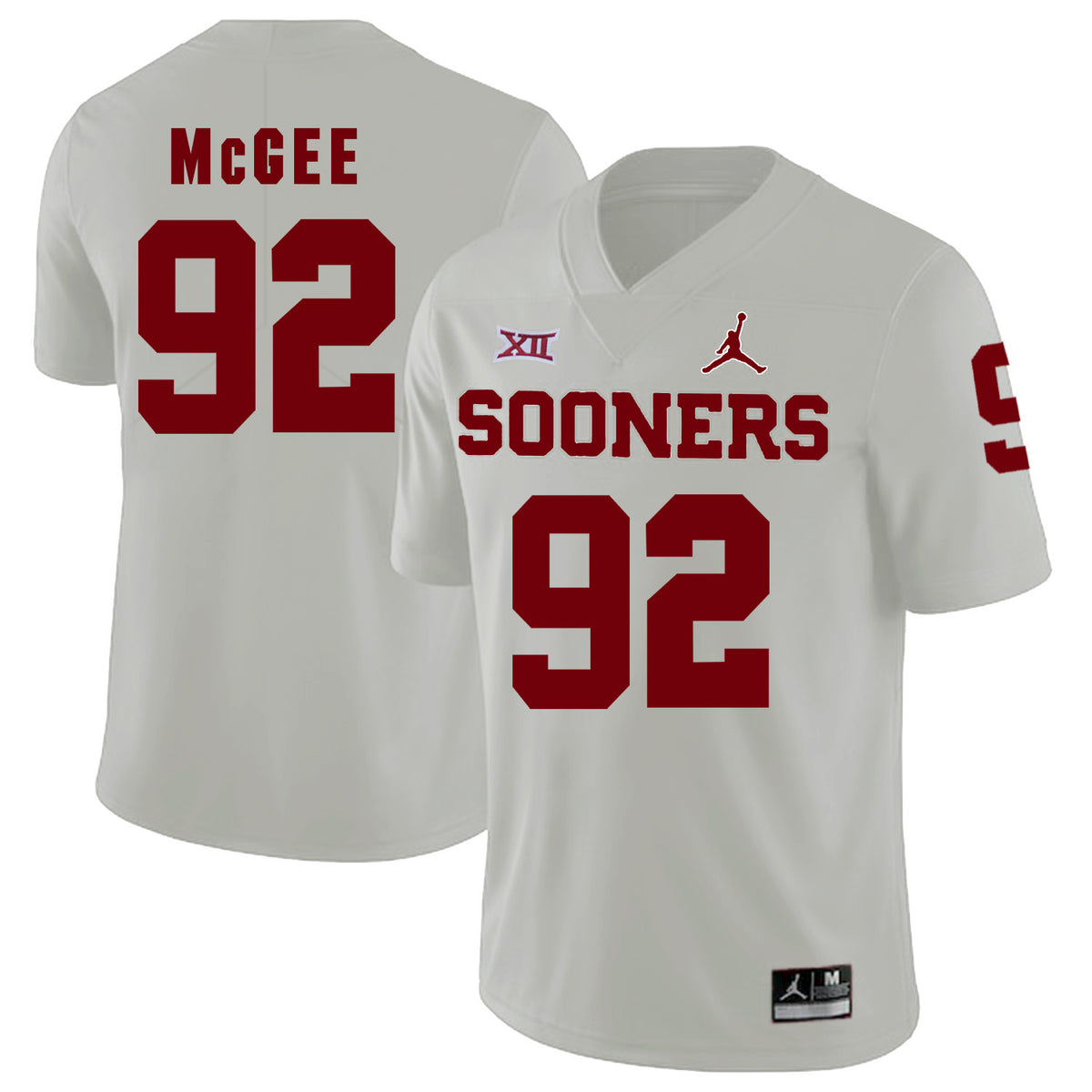 Stacy McGee Oklahoma Sooners white jersey