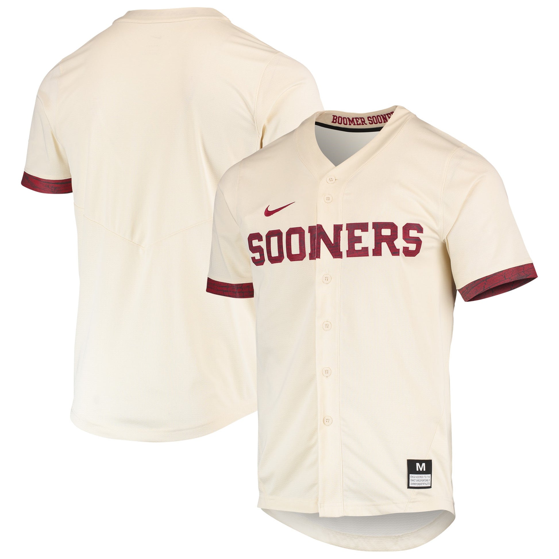 Natural Oklahoma Sooners jersey