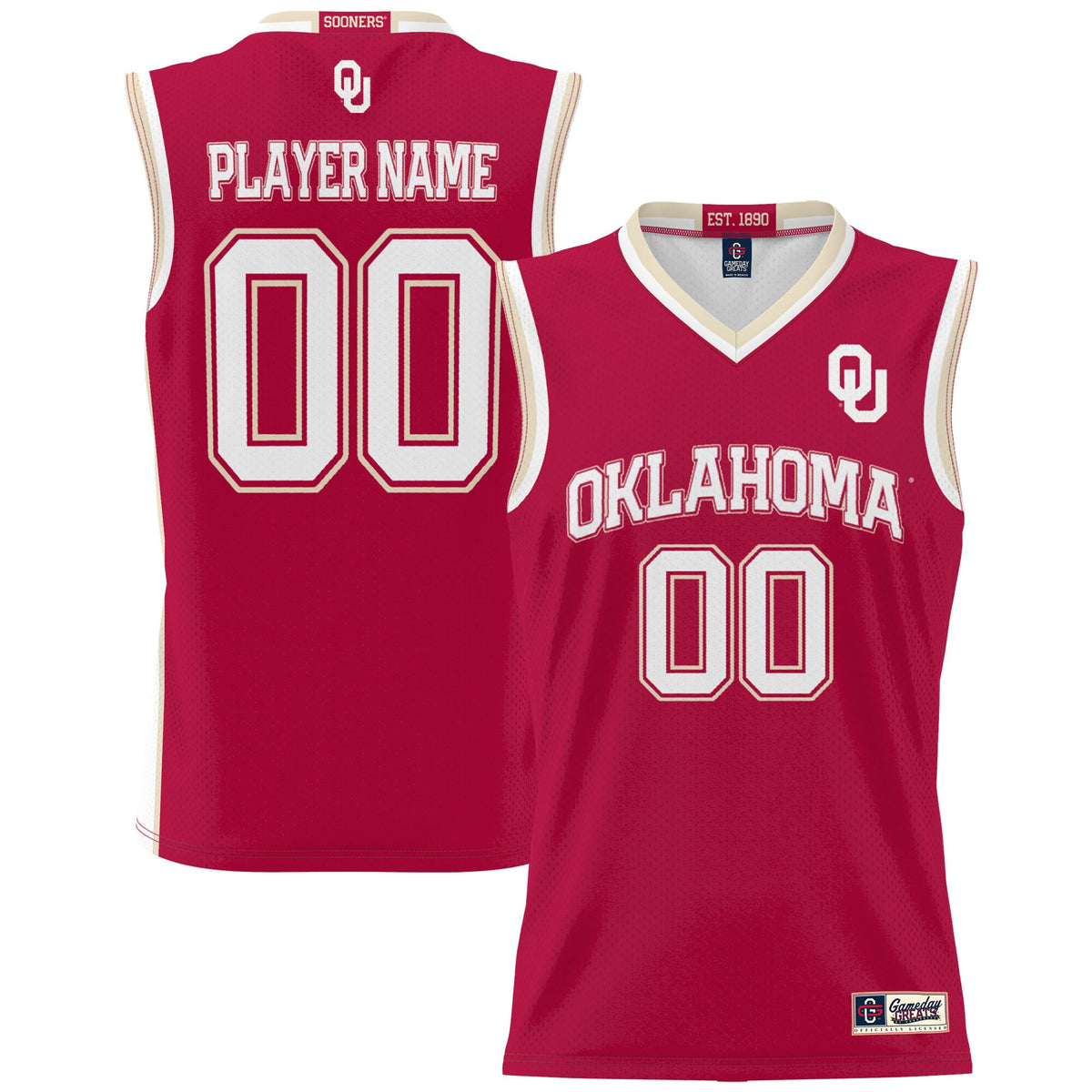 Oklahoma Sooners red jersey