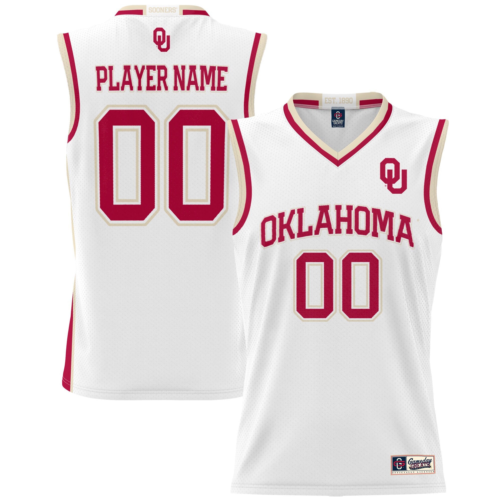Oklahoma Sooners white jersey