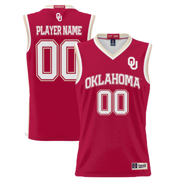 Oklahoma Sooners crimson jersey