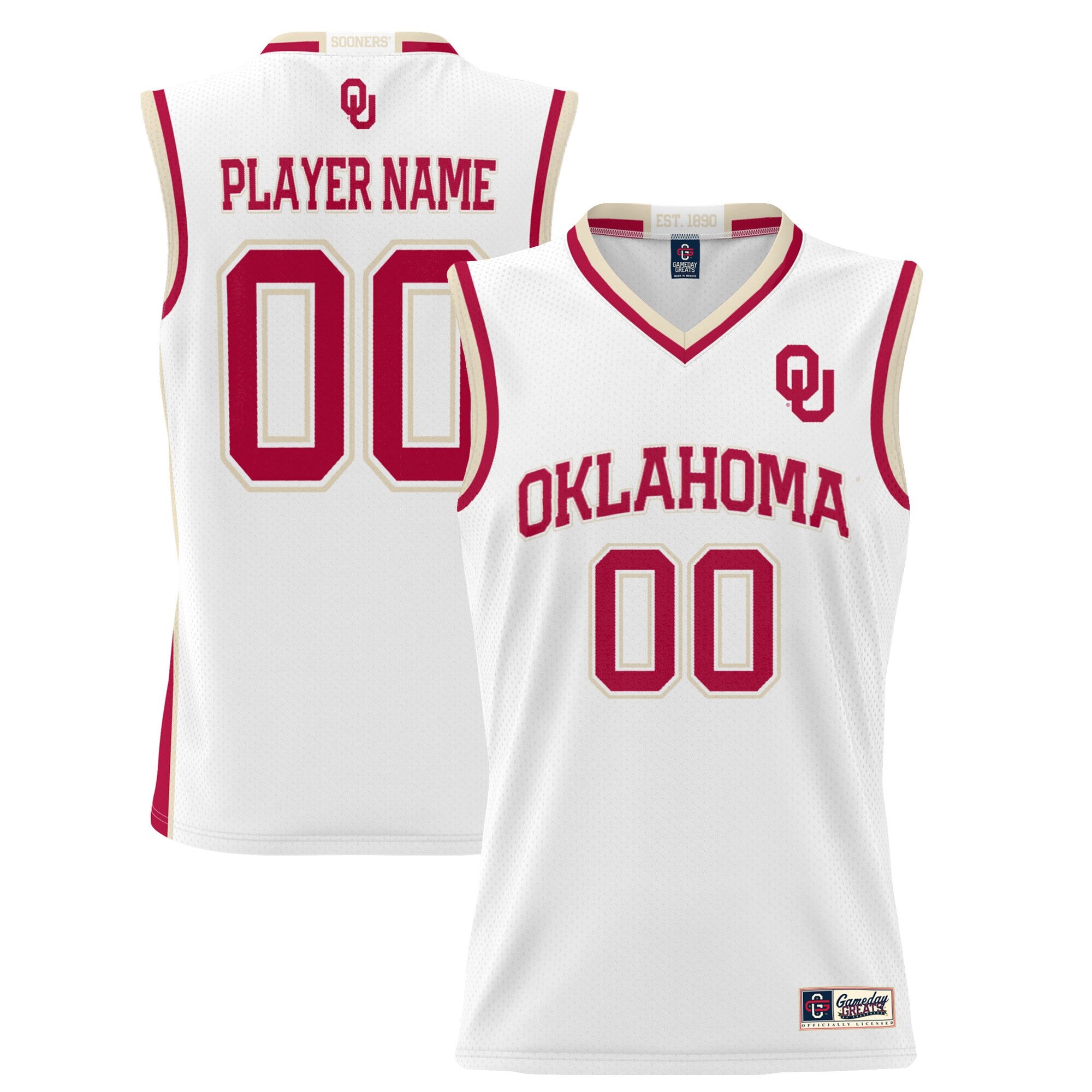 Oklahoma Sooners white jersey