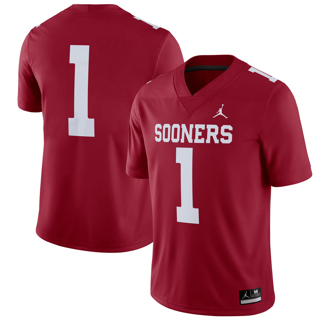 Jordan Brand Oklahoma Sooners crimson Home jersey